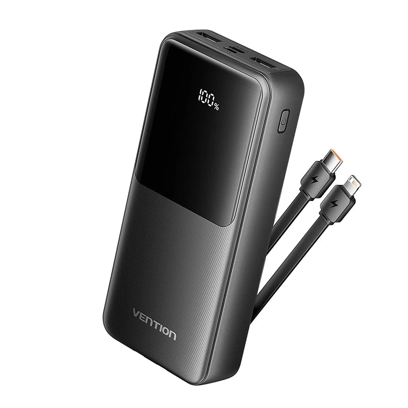 Vention 20000mAh 22.5W Black Power Bank – FHPB0
